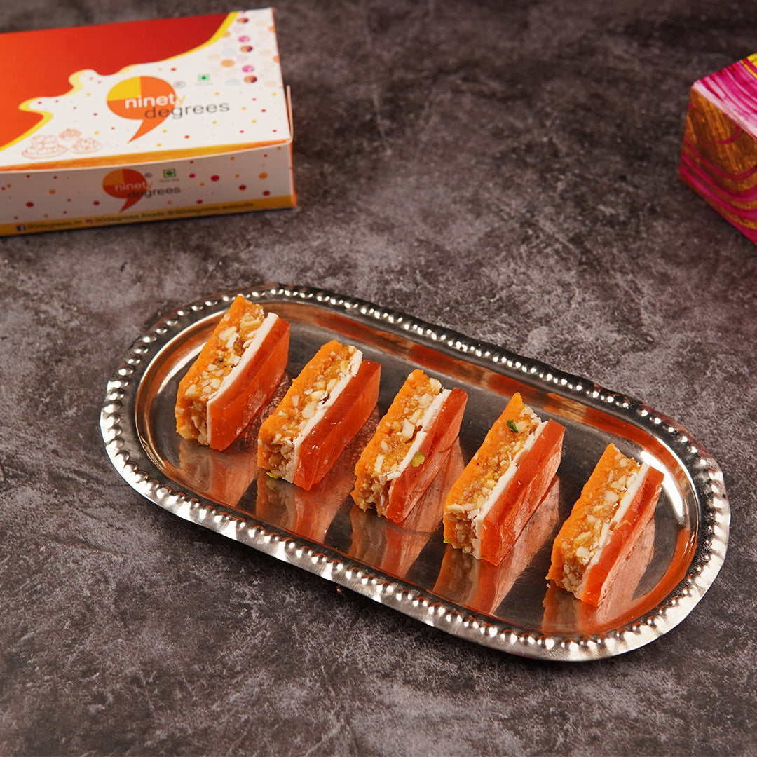 Kaju Jelly Sandwich (Orange)