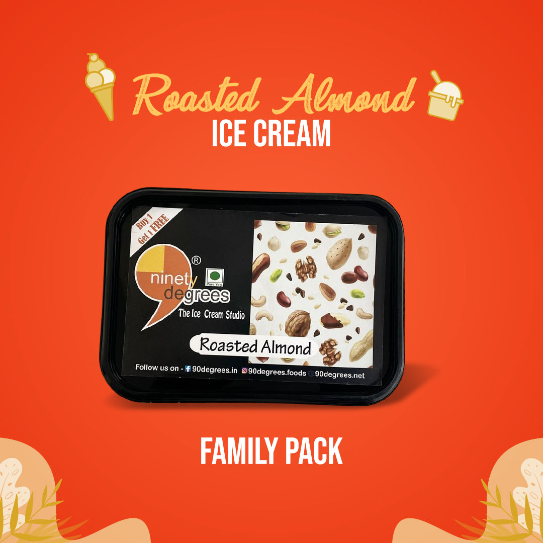 Roasted Almond Ice Cream