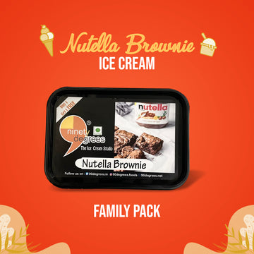 Nutella Brownie Ice Cream