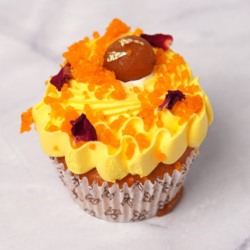 Motichur Gulab Jamun Cup Cake