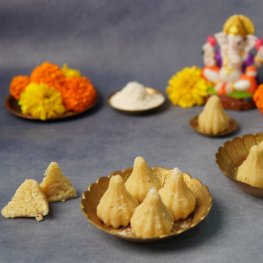 Coconut Mawa Modak