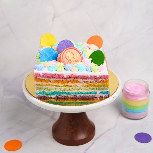 Rainbow Magic Cheese Cake