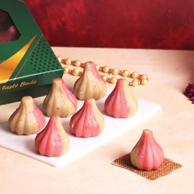 Rose Gulkand Kaju Modak